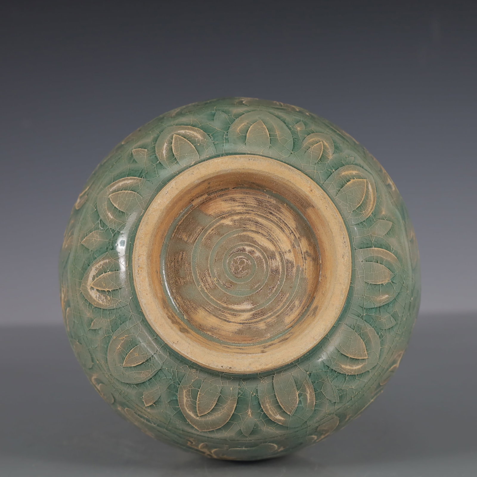 A Exquisite Yao zhou yao Flower Pattern Vase - 9