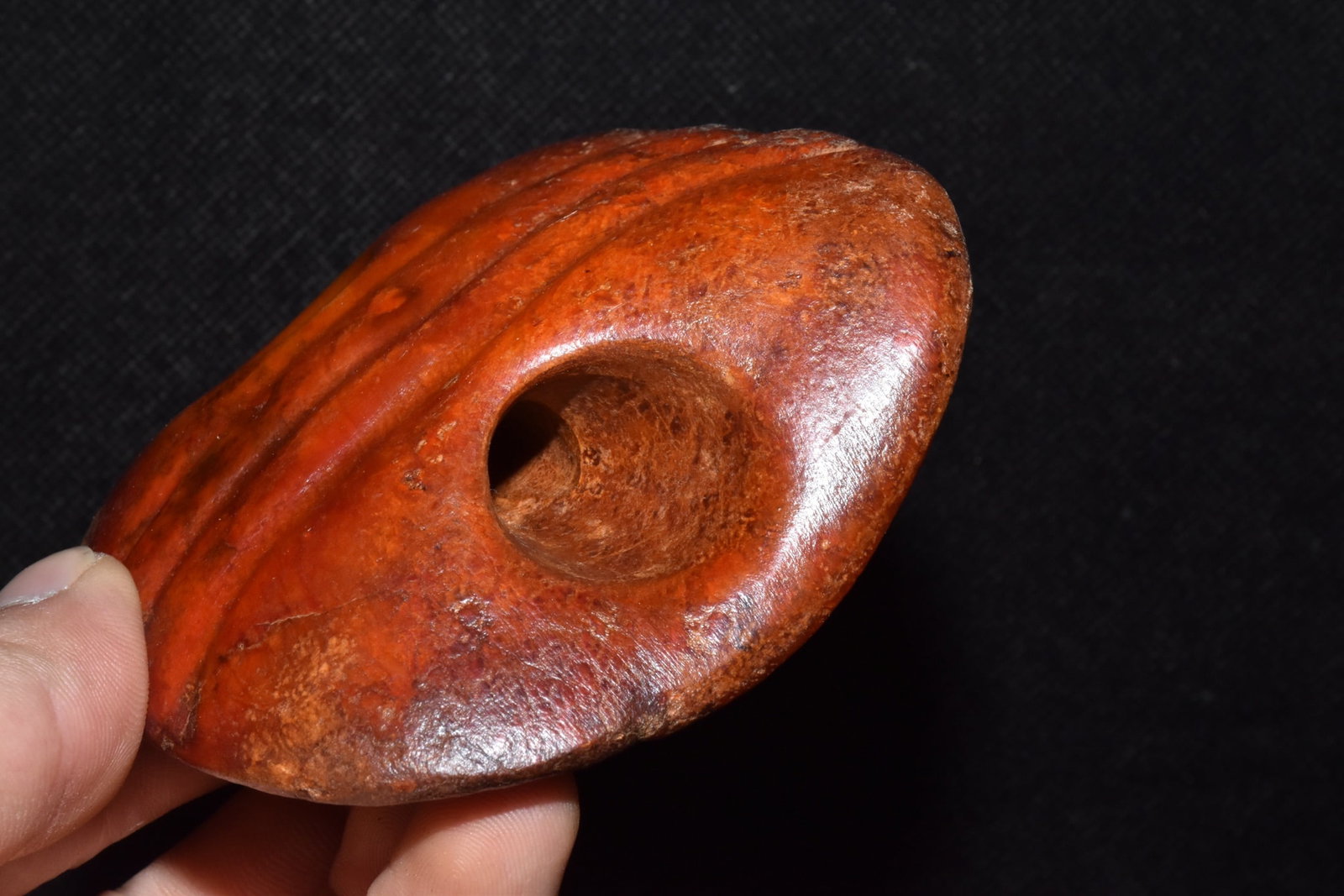 An Exquisite Hemo Jade Tortoise shell Ornament - 6
