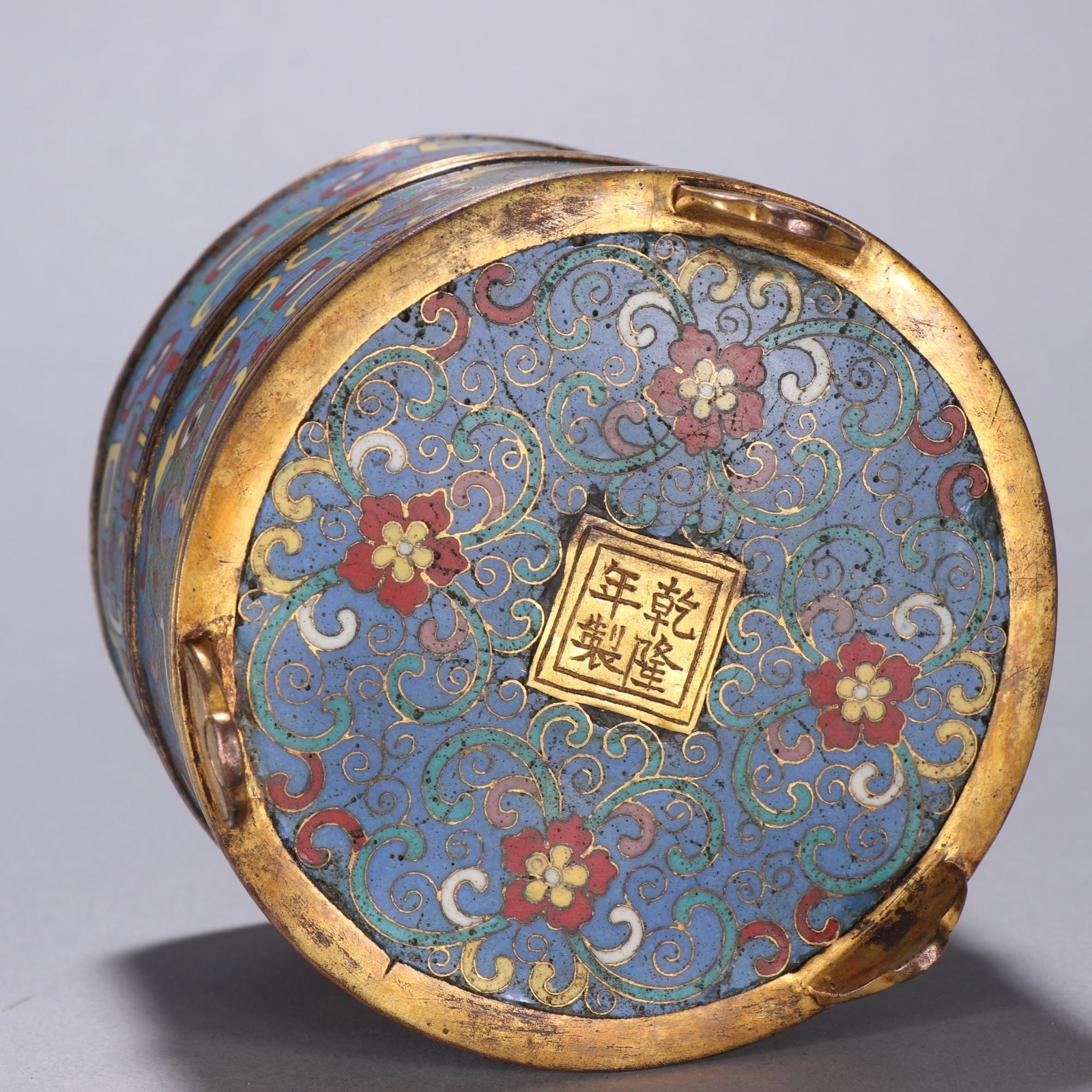 An Exquisite Cloisonne Dragon Pattern Beast-Face Pattern Tripod Censer - 9