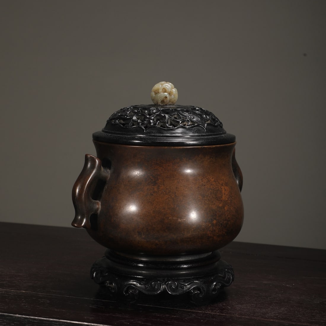 An Exquisite Bronze Double-Ears Censer - 3