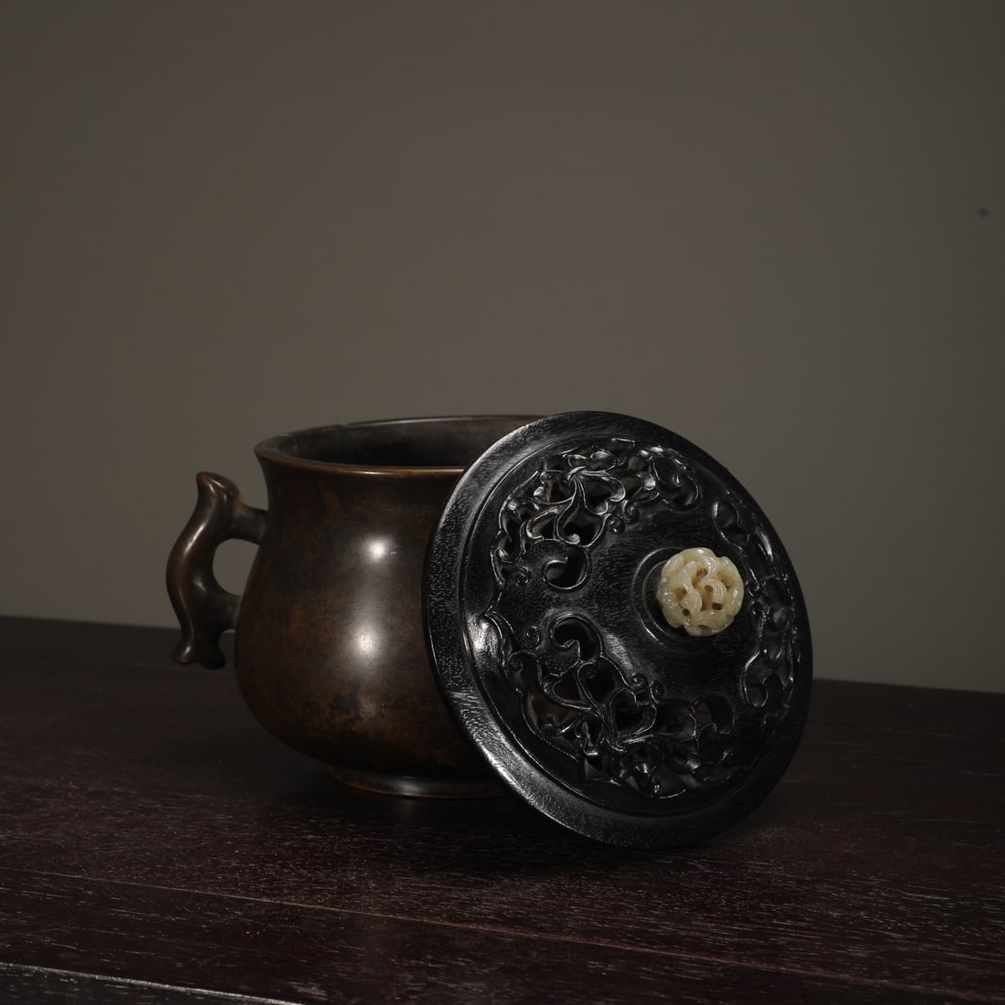 An Exquisite Bronze Double-Ears Censer - 8