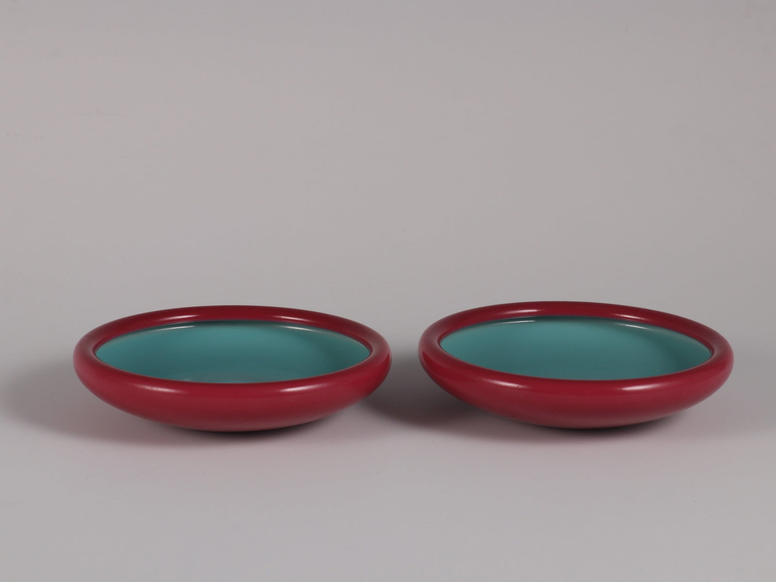 A Pair of Exquisite Ruby Red-Glazed Brush Washer: A Pair of Exquisite Ruby Red-Glazed Brush Washer Qing Dynasty, China Yongzheng Four-character Mark Size:2.8cmx11cm (The Dimensions Of All Batches Are Manually Measured.If You Need More Detailed