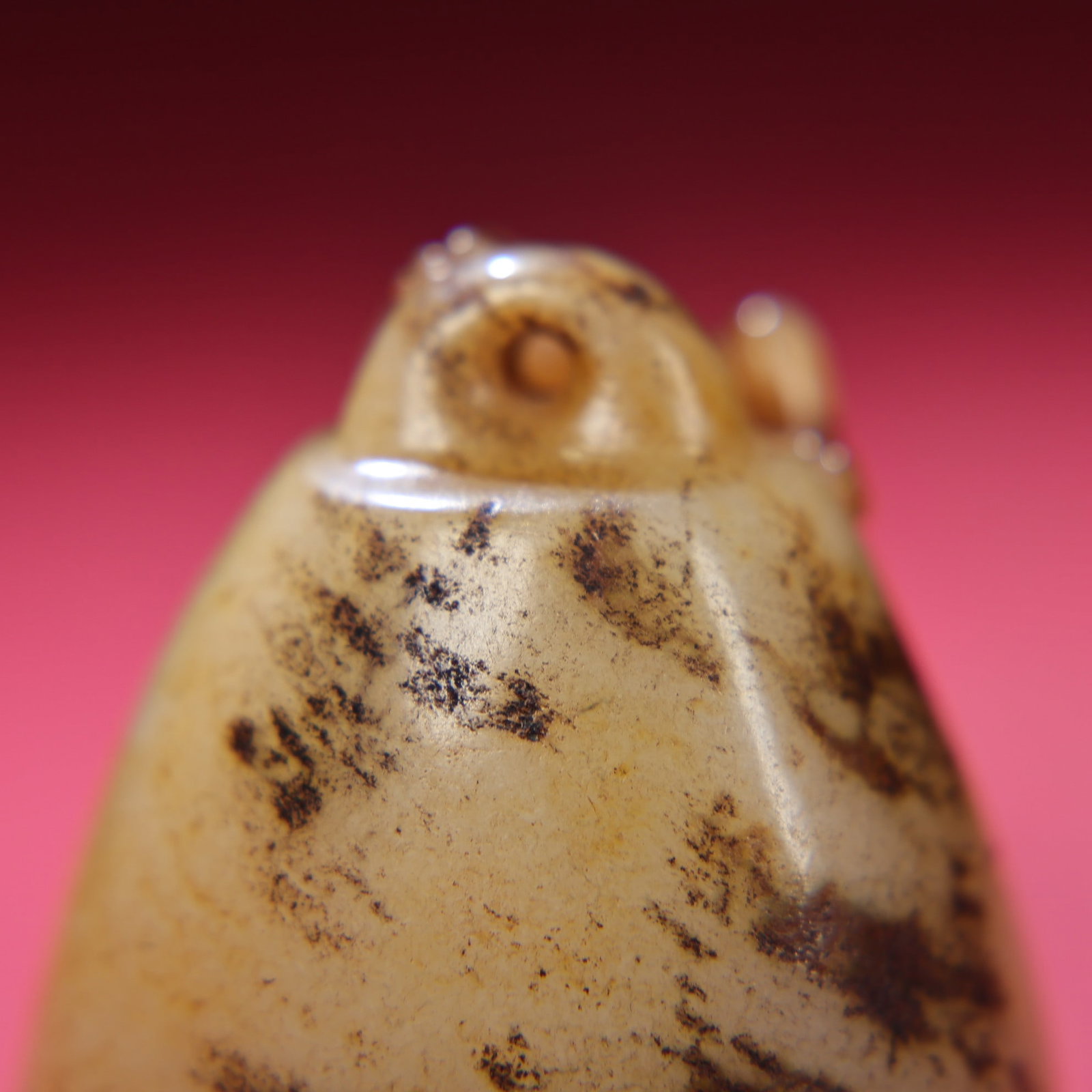 An Exquisite White Jade Frog Seal - 8
