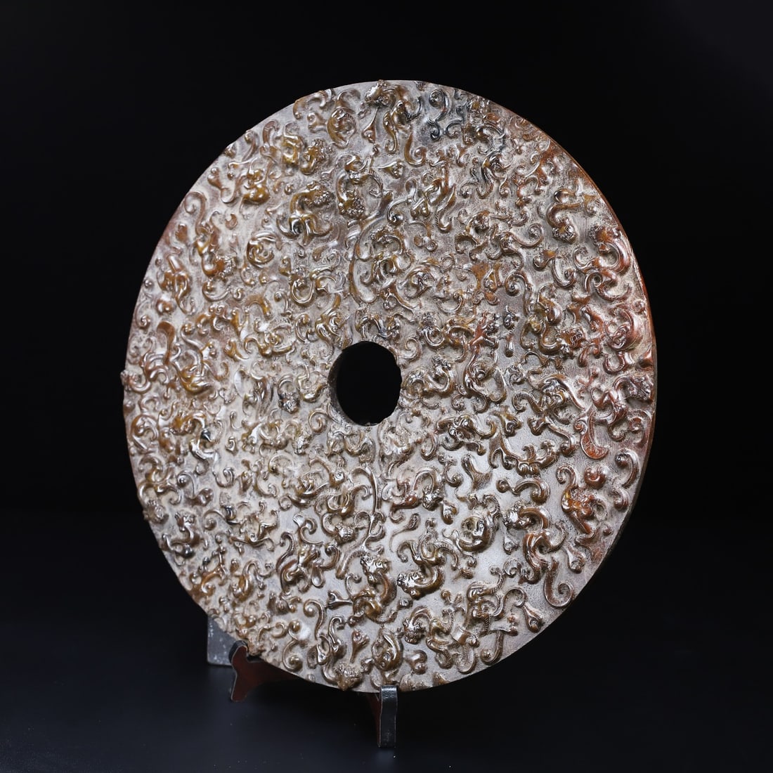An Exquisite White Jade Chi-Dragon Pattern Ornament - 6