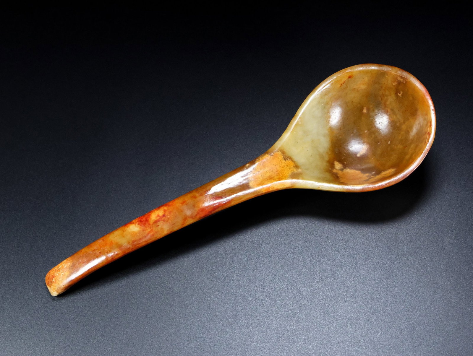 An Exquisite White Jade Spoon - 6
