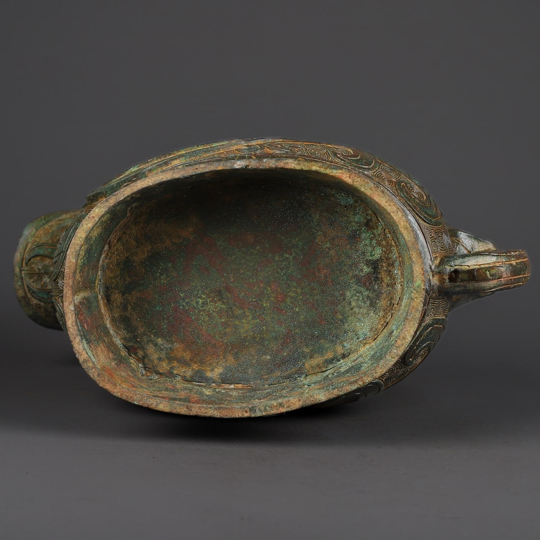 An Exquisite Bronze Phoenix Pattern Auspicious Beast-Shaped Cup - 9