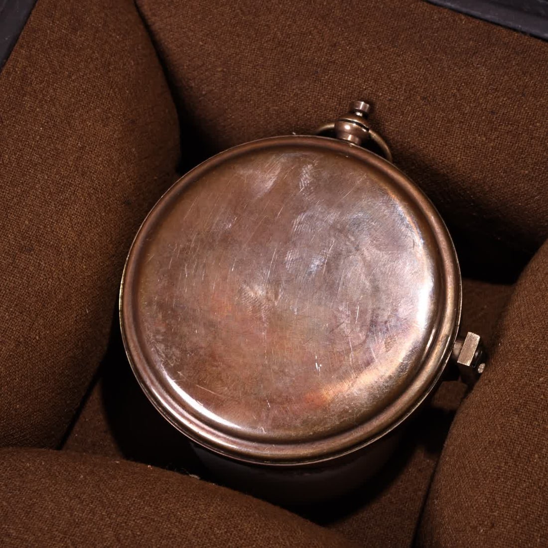 A Qing Dynasty bronze compass - 7