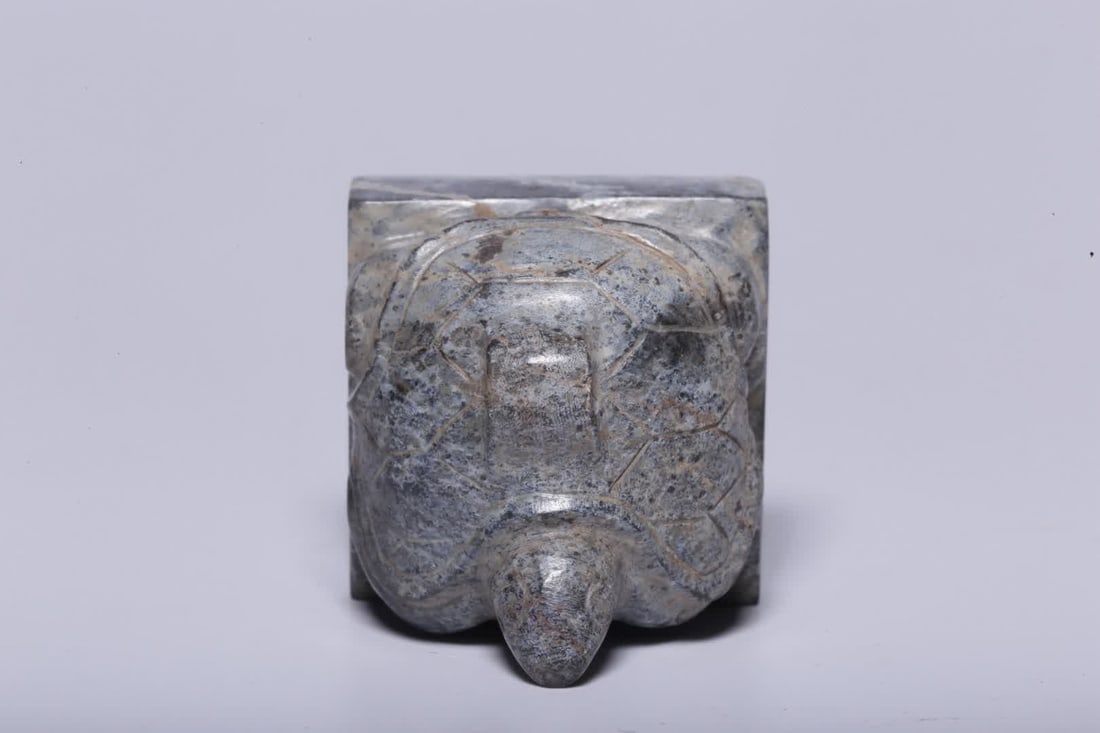 A high-quality jade turtle-shaped seal - 7