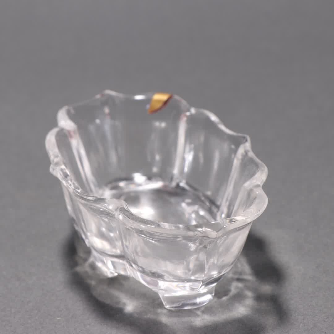 A white crystal crabapple study brush washer - 2
