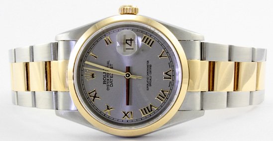 Rolex Men's Two Tone Oyster Watch