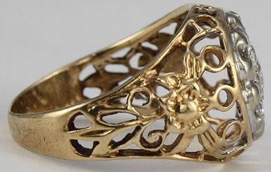 Men's Estate Diamond Ring - 2