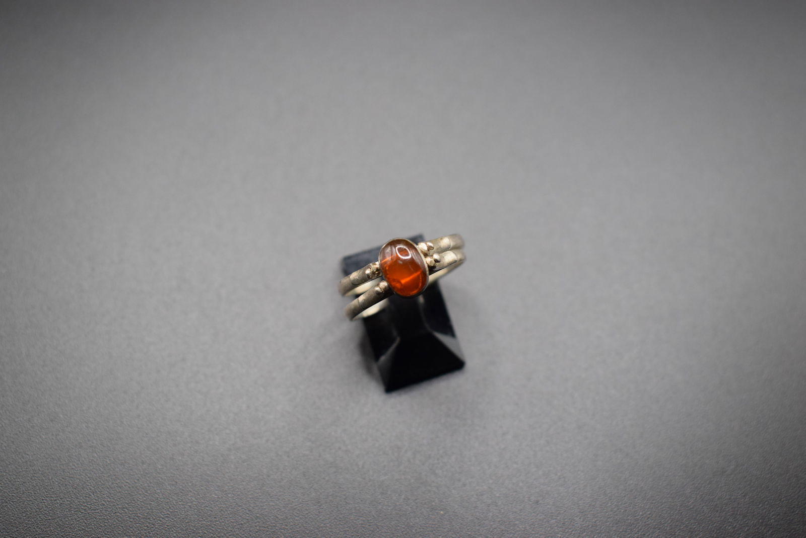 Larimar Amber Flip reverse ring Sterling Silver 925 size 8.75   .Lot#163 (1 of 6)