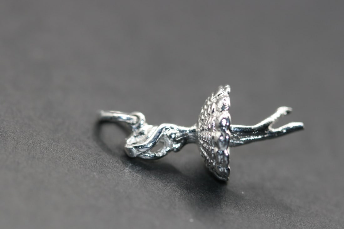 Ballerina Dancer Charm Pendant Sterling Silver 925 .Lot#299: Ballerina Dancer Charm Pendant Sterling Silver 925 measures 1" x 5/8"