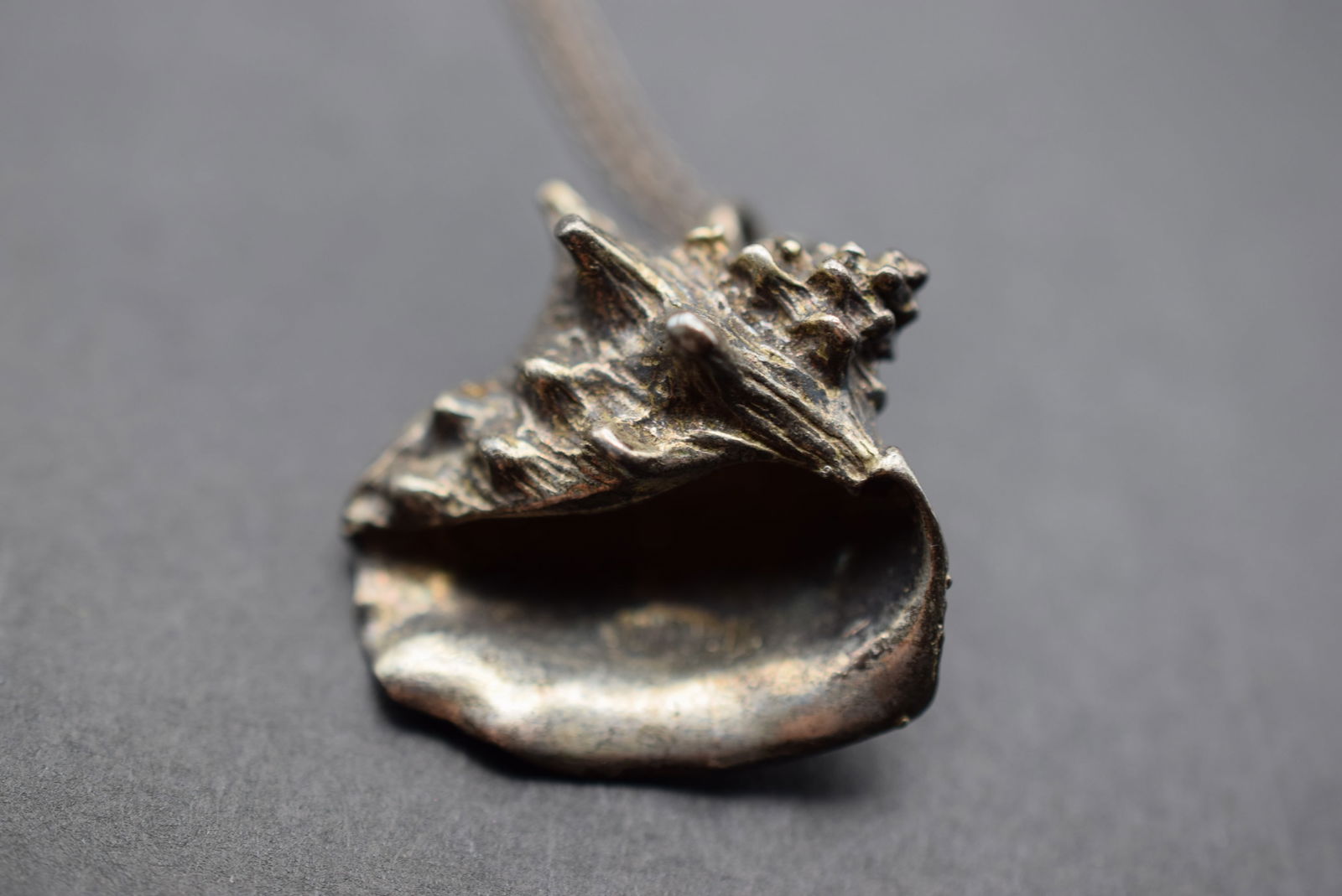 Conch Shell Sterling Silver 925 Pendant Necklace Lot 527 (1 of 5)