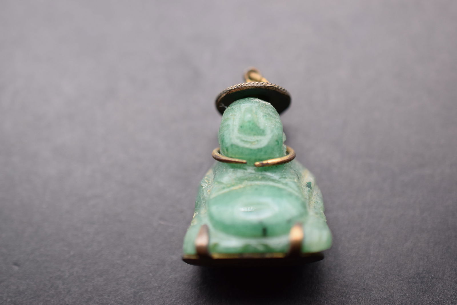 Old Jade Stone Carved Buddha Pendant Vintage Lot 783 (1 of 4)