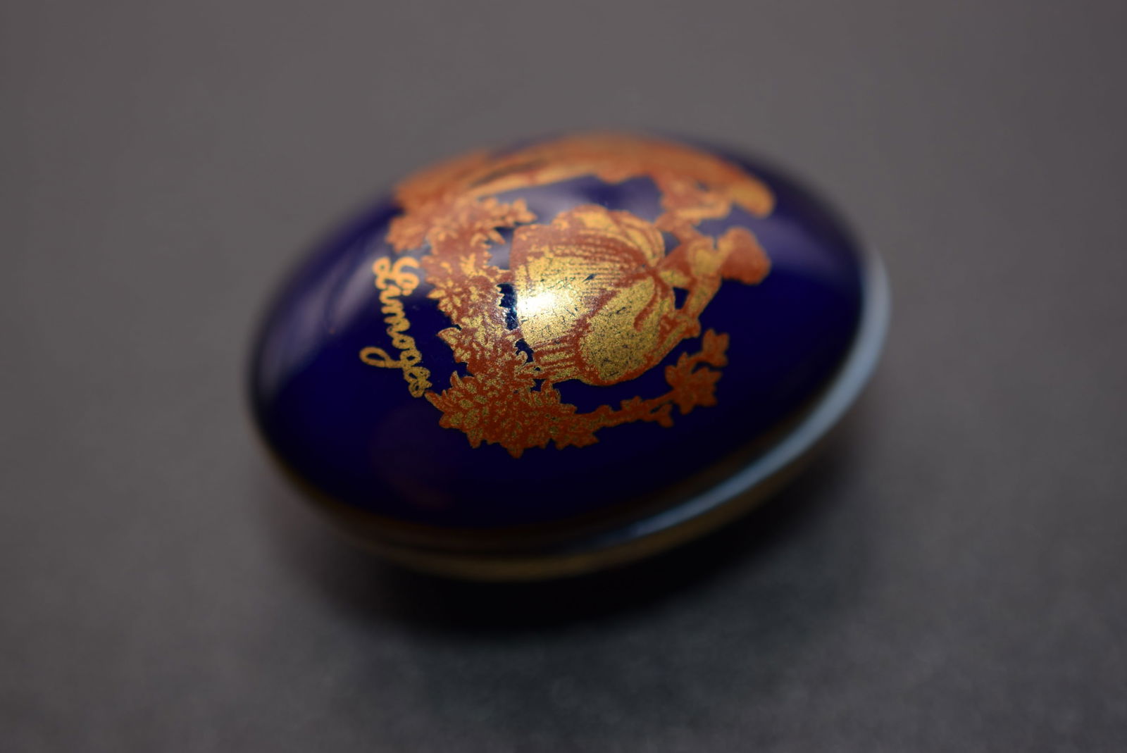 Porcelain Limoges France Painted Egg Miniature Lot 1010 (1 of 6)