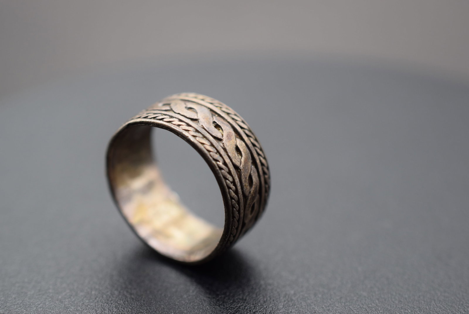 Braided Band Sterling Silver 925 Ring Vintage Size 10.5  Lot 1044 (1 of 3)