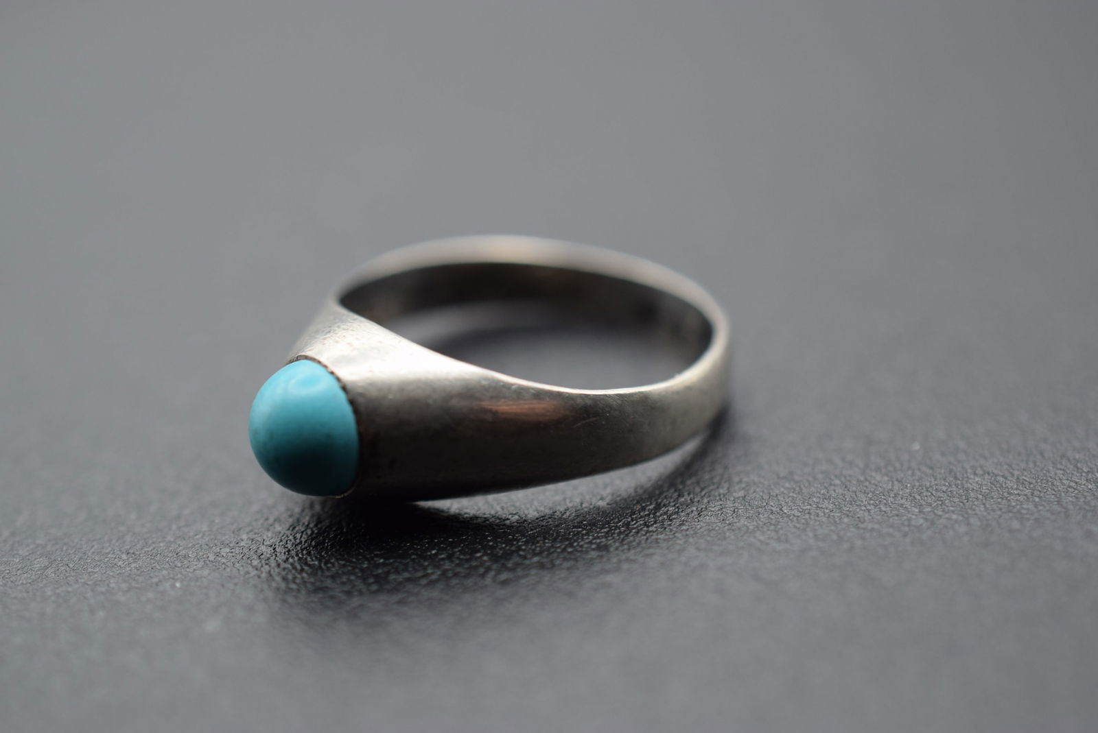 Turquoise Sterling Silver 925 Ring Vintage Size 8  Lot 1045 (1 of 3)