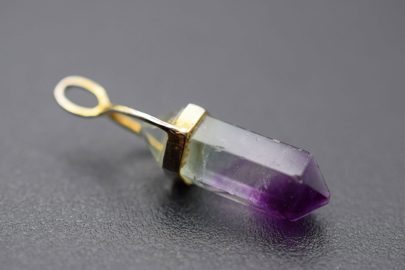 Genuine Amethyst Crystal Sterling Silver 925 Pendant Lot 1128 (1 of 3)