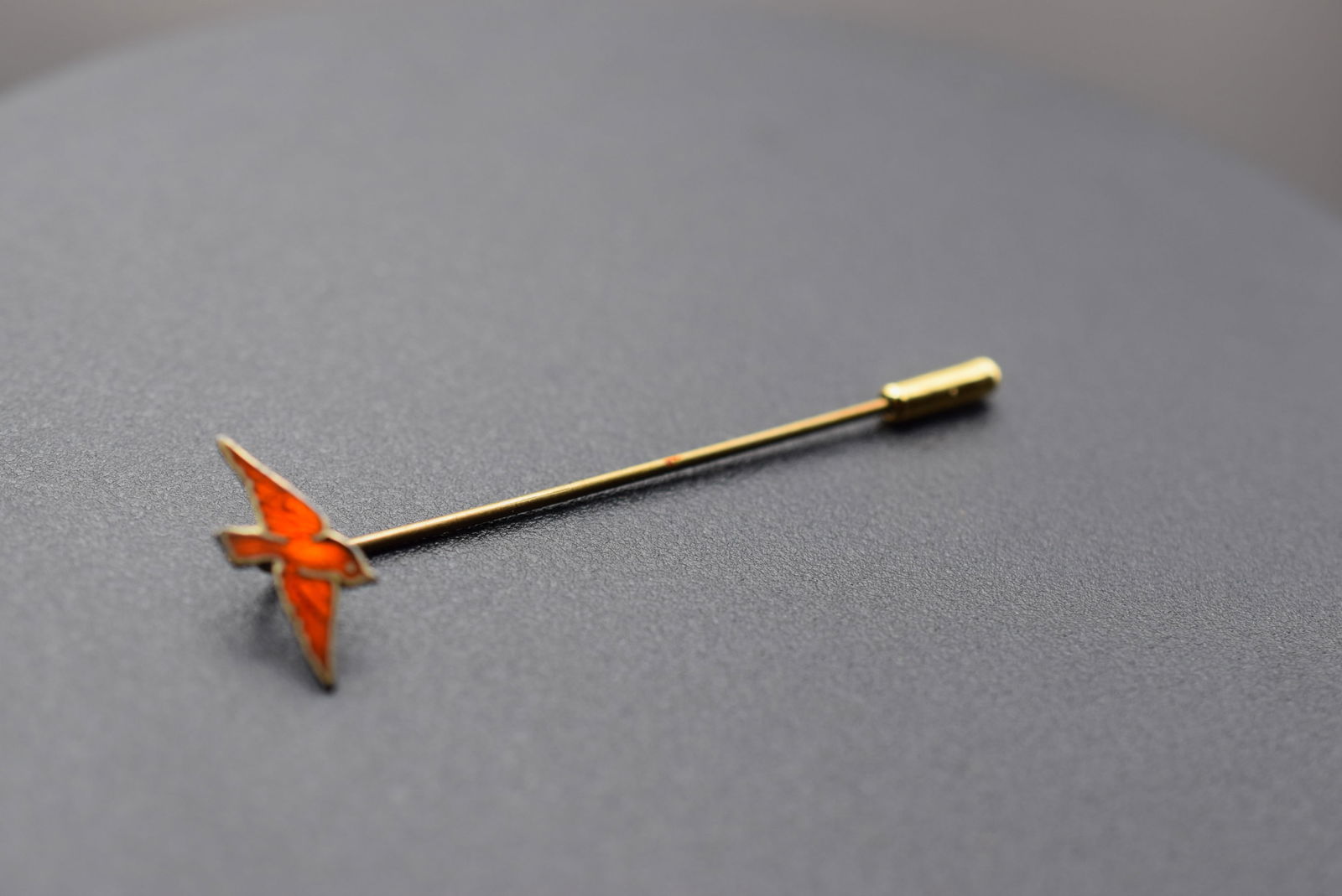 Bermuda Enamel Bird Stick Pin Sterling Silver 925 Vintage Lot 1148 (1 of 2)