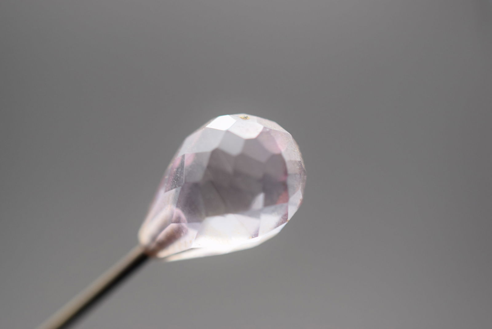 Victorian Hat Pin Vintage Old Faceted Crystal Lot 1246 (1 of 7)