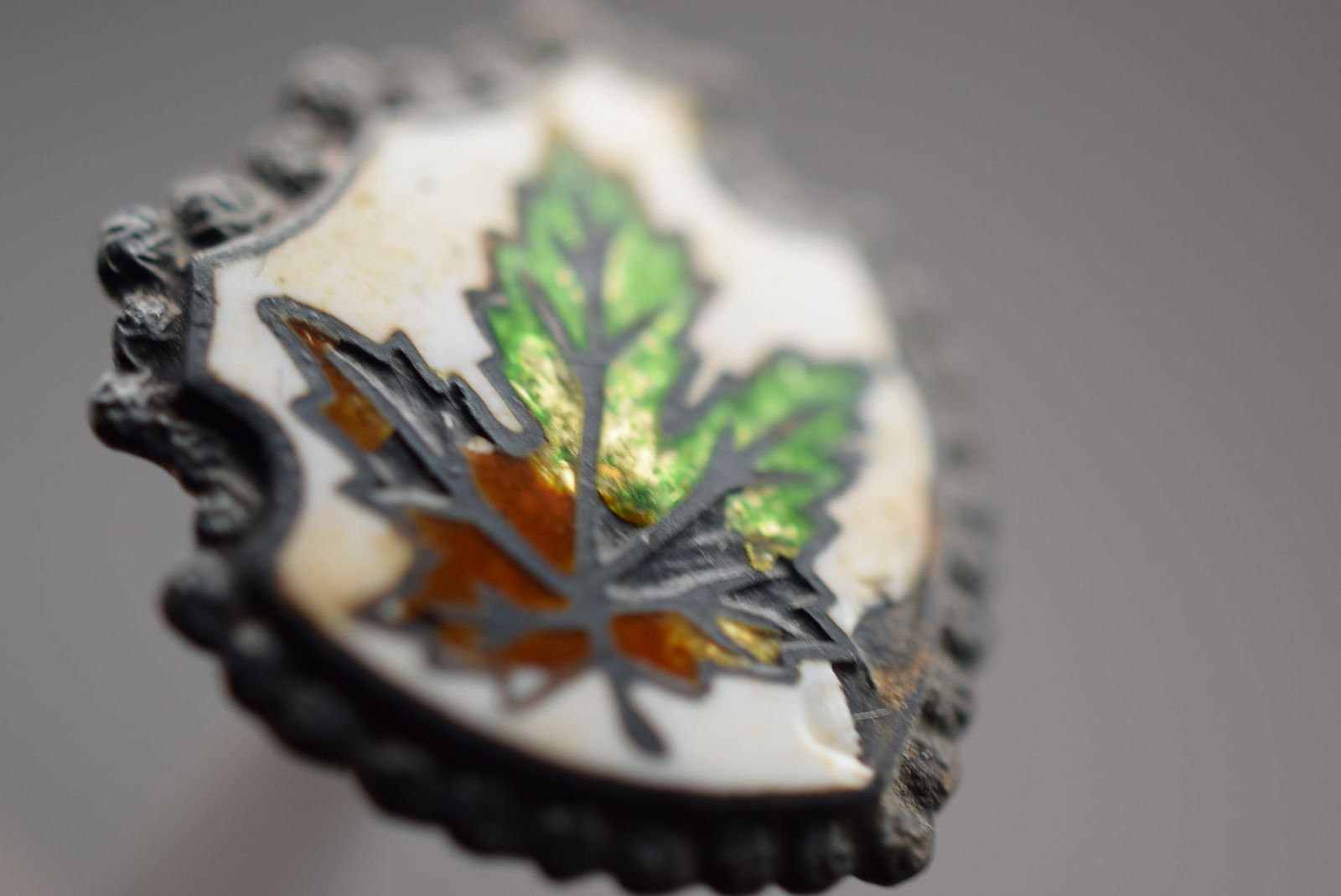 Victorian Hat Pin Vintage Old Sterling Enamel Lot 1249 (1 of 5)