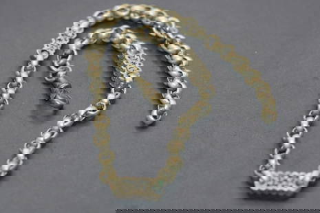 Pocket Watch Chain Ornate Edwardian Detail Vintage OLD !    .Lot#486: Pocket Watch Chain Ornate Edwardian Detail Vintage OLD ! measures 13" long