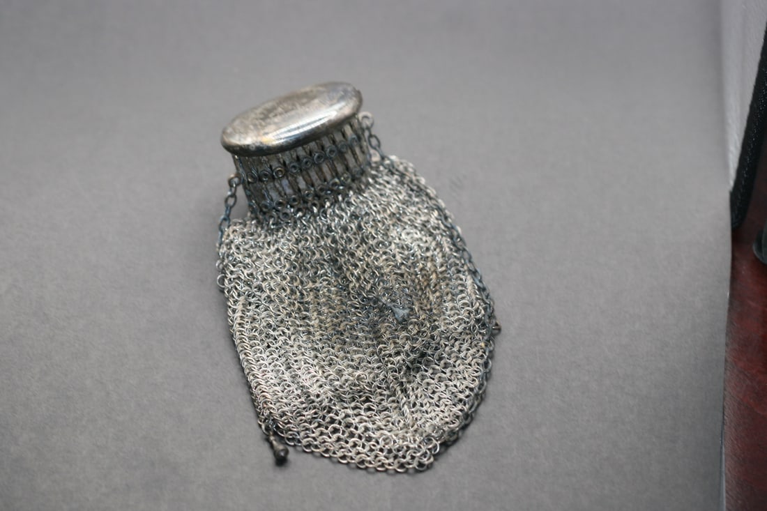 German Silver Mesh Purse vintage  Lot 594 (1 of 8)