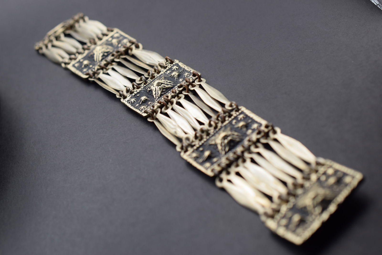 Taxco Mexico Bracelet Vintage Signed Lot 30 (1 of 4)