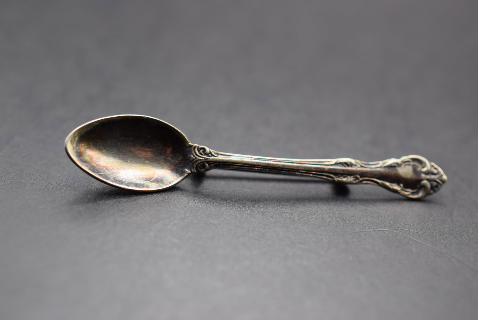 Birks Vintage Spoon Brooch Pin Lot 157: Birks Vintage Spoon Brooch Pin measures 2 3/4" x 5/8" signed Birks on the back