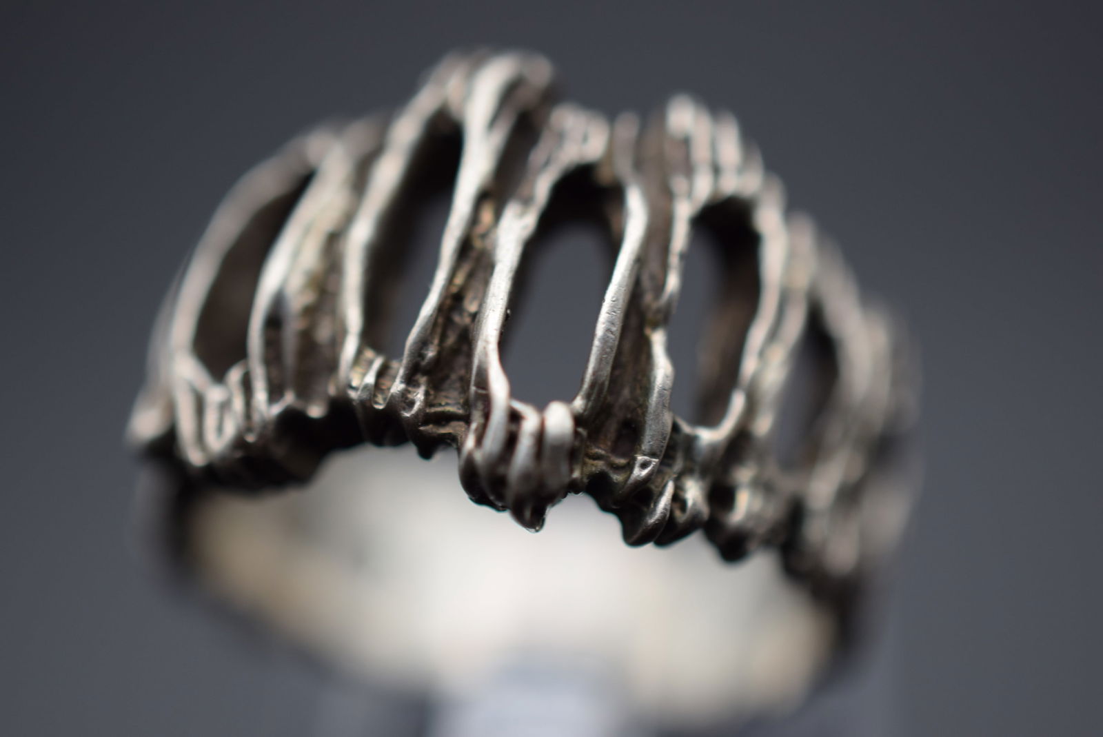 Brutalist Fantastic Sterling Silver 925 Ring Size 9.5  Lot 527 (1 of 6)