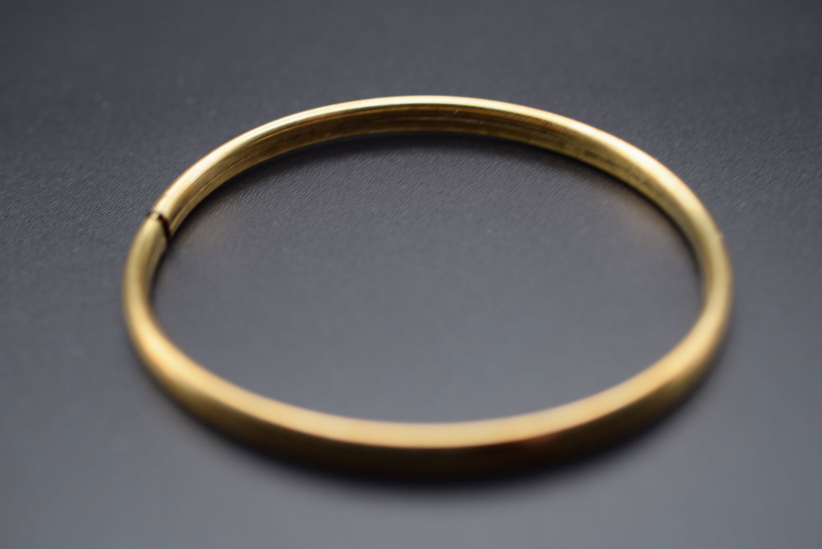 Gold Filled over Sterling Silver 925 Bangle Hinged Bracelet Vintage  Lot 743 (1 of 3)