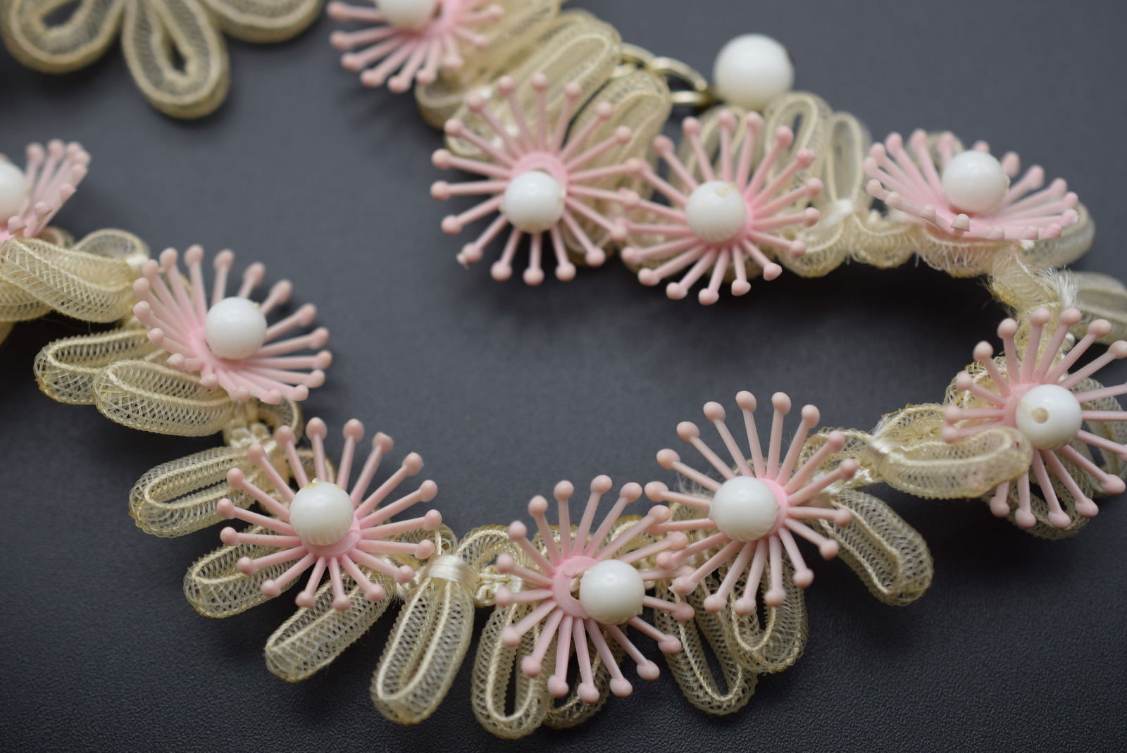 Amazing Vintage plastics Necklace Earrings West Germany 1930's Rare  Lot 785 (1 of 7)