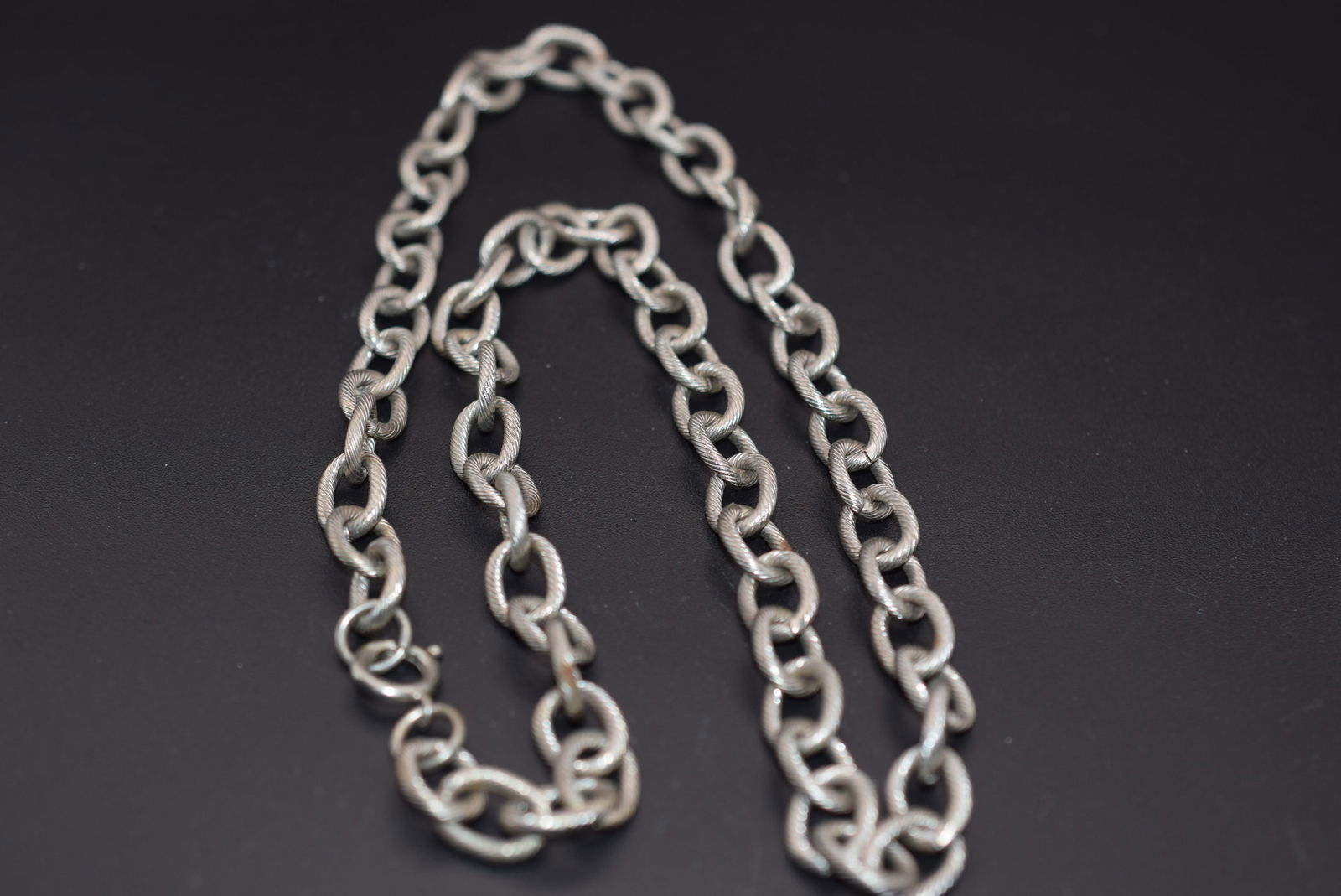 22" Vintage Chain Links 3/8" Wide  Lot 1010 (1 of 4)