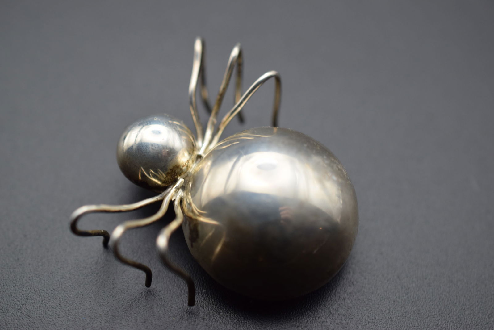 Spider Sterling Silver 925 Brooch Pin Vintage Lot # BE 85 (1 of 4)