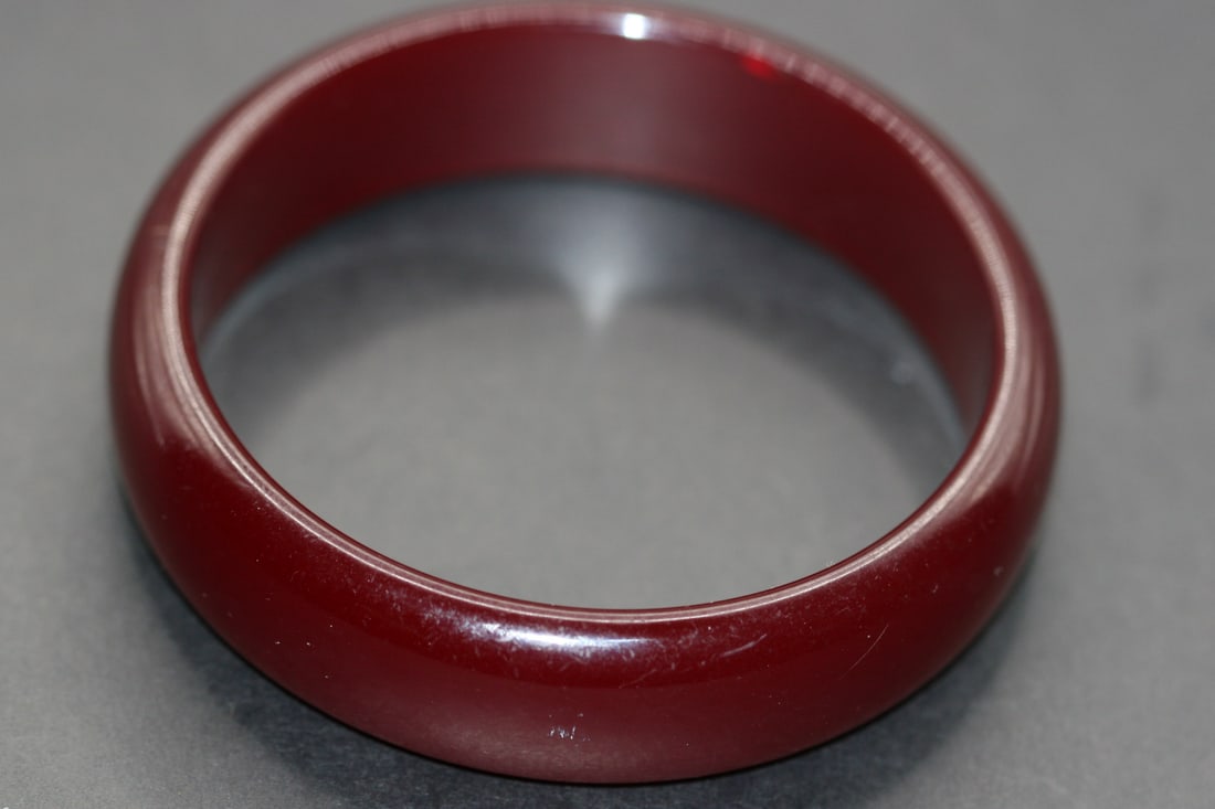 Bakelite Cherry Amber Bracelet Vintage Lot 561 (1 of 10)