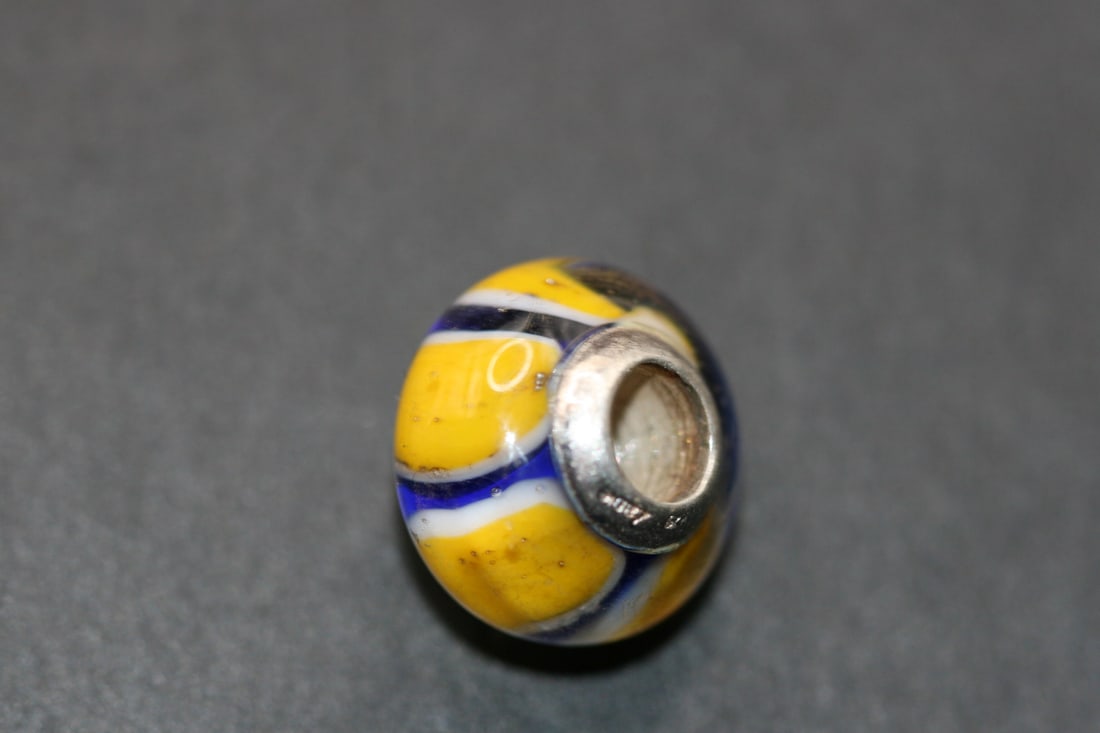 Zable 925 Murano Charm for Pandora Ziegler Thomas Sabo Lot 952: Zable 925 Murano Charm for Pandora Ziegler Thomas Sabo Signed Zable 925
