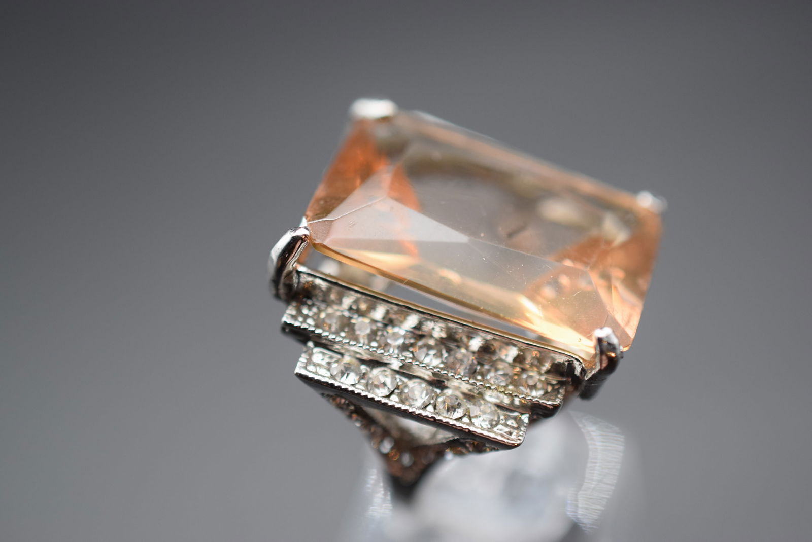 Massive Cocktail Ring Size 7.5 Lot# CF 5 (1 of 5)