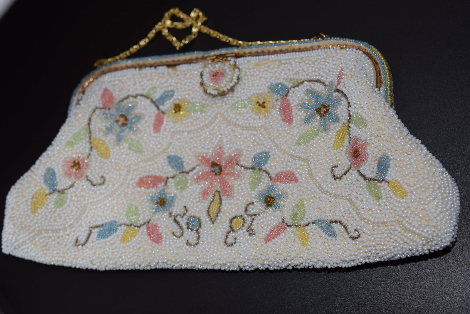 Vintage Purse Beaded 1950's Lot#CF 78 (1 of 11)