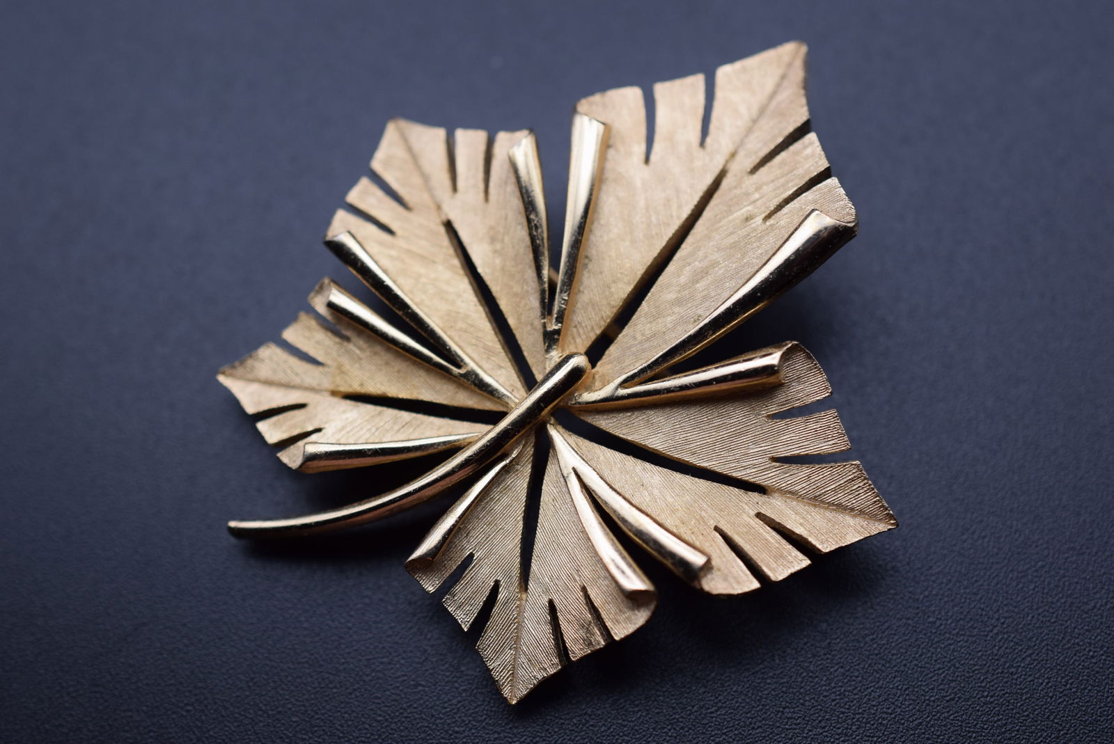 Trifari Brooch Pin Signed Lot#CF 248: Trifari Brooch Pin Signed measures 2 1/4" x 2"