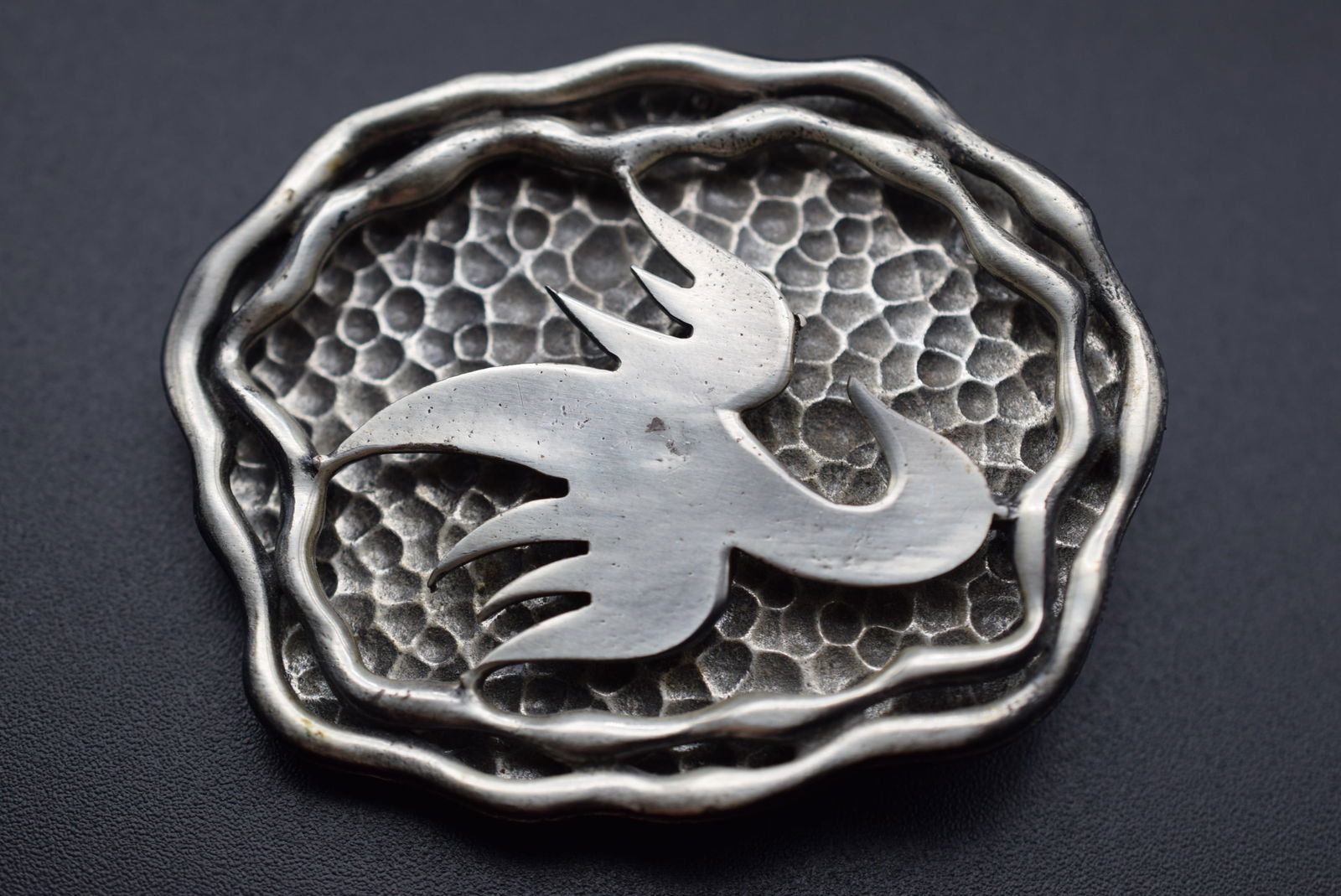 Coro Bird 1940's Signed Vintage Brooch Pin Lot#CF 258: Coro Bird 1940's Signed Vintage Brooch Pin measures 2 1/4" x 1 3/4"