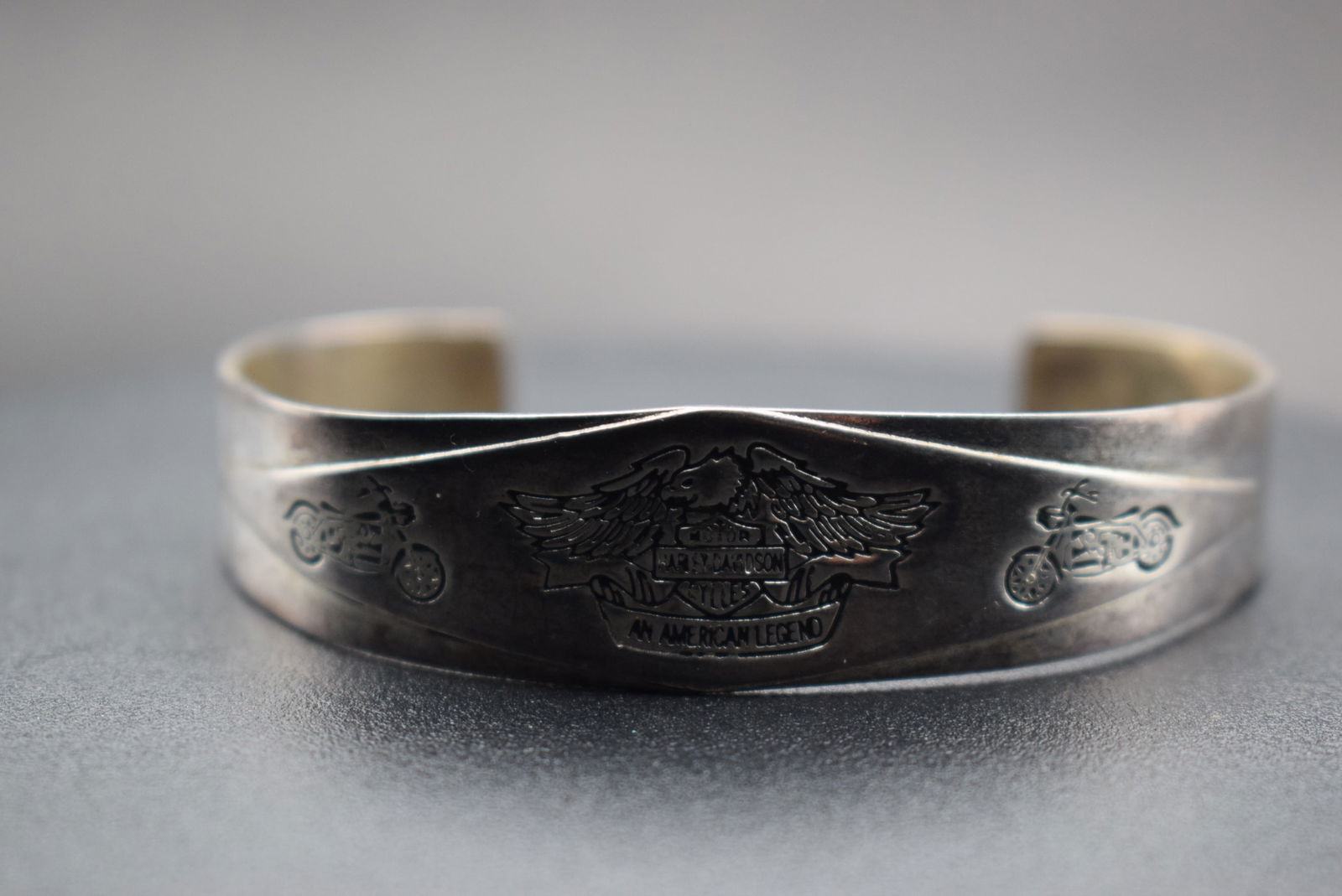 Harley Davidson Sterling Silver 925 Bracelet Cuff Mexico Lot 341 (1 of 7)