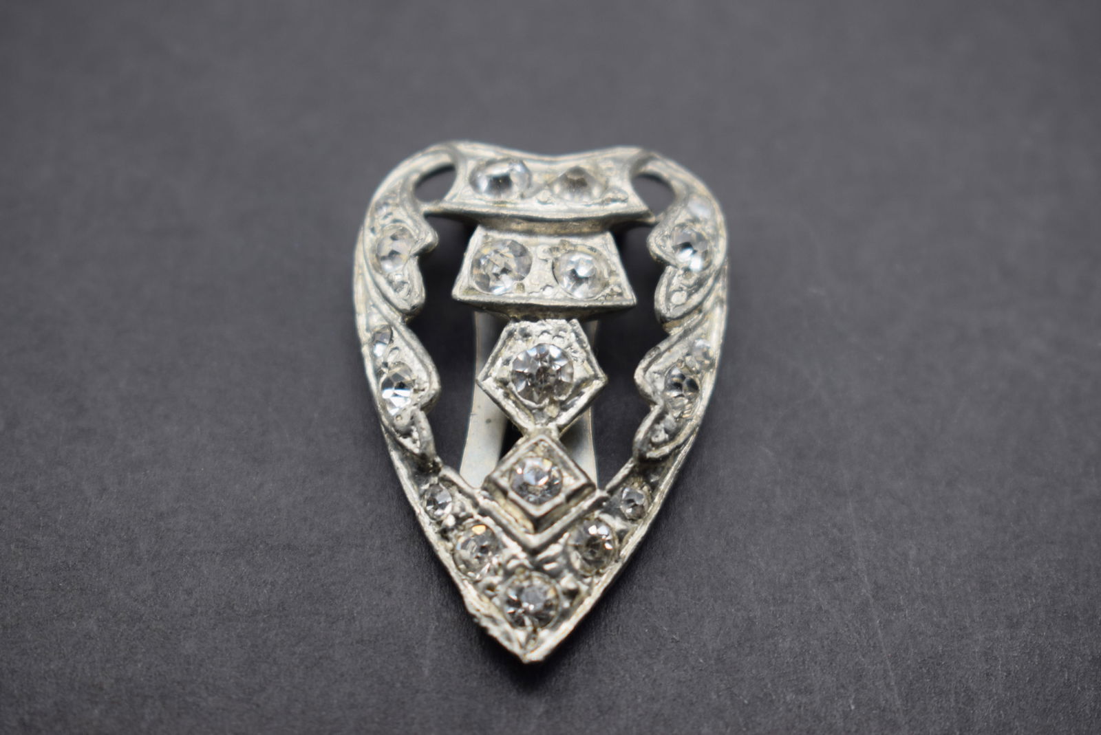 Dress Clip Vintage Rhinestone 1940's Lot 415 (1 of 2)