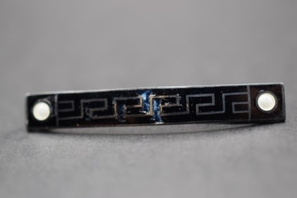 Enamel Sterling Silver 925 Brooch Pin Vintage Bar Pin Lot 585 (1 of 6)