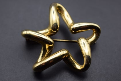 Star Brooch Pin Huge Modernist Lot 619: Star Brooch Pin Huge Modernist measures 2 1/2" x 2 1/2"