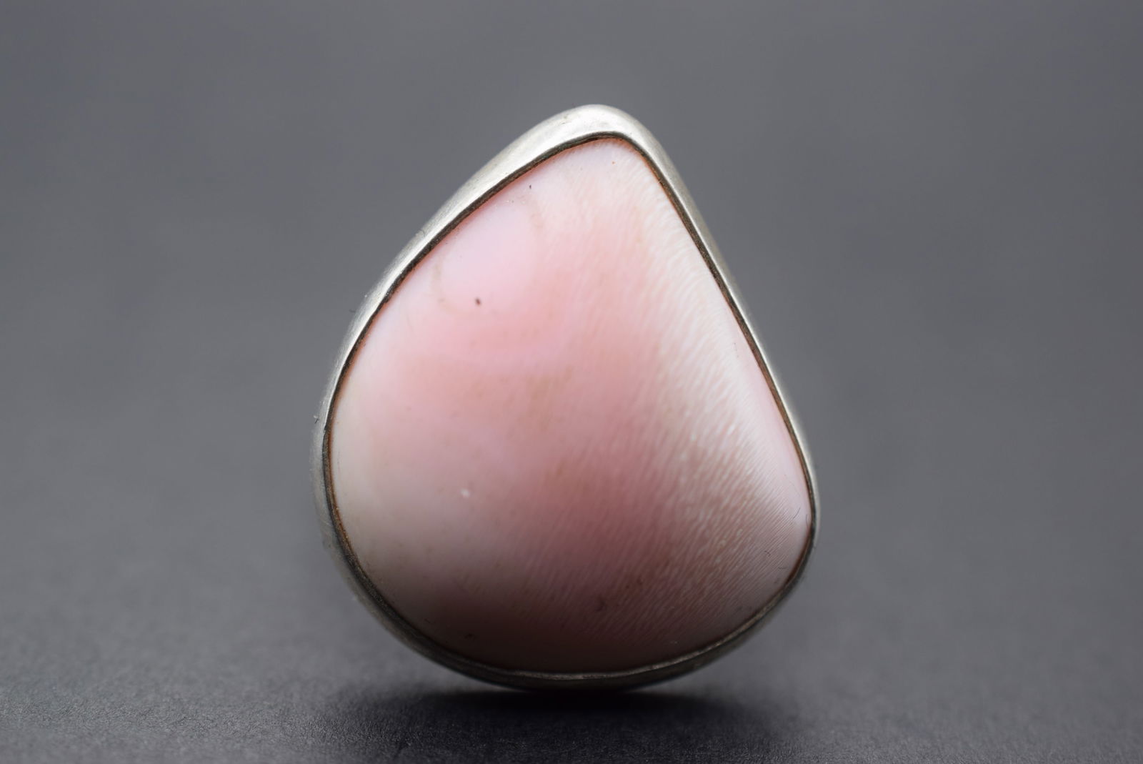 Pink Coral Sterling Silver 925 Ring Size 8.5 Lot 16 (1 of 5)