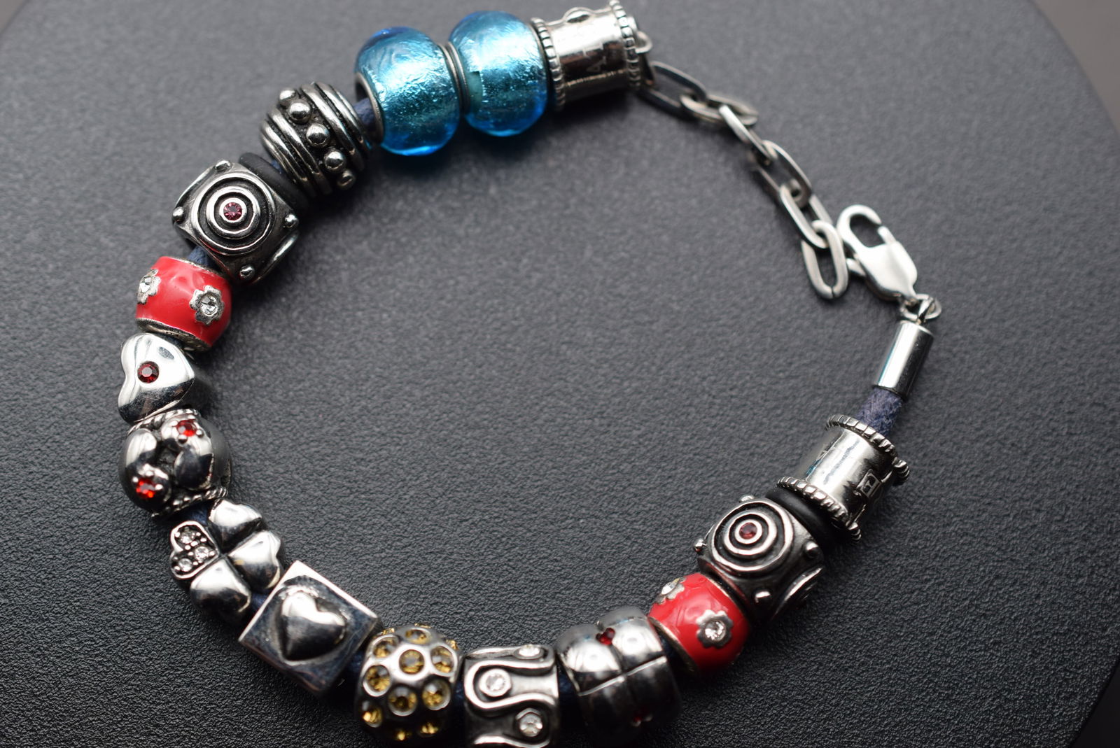 Morellato Italy Bacio Sterling 925 Charms Bracelet Lot 46 (1 of 10)