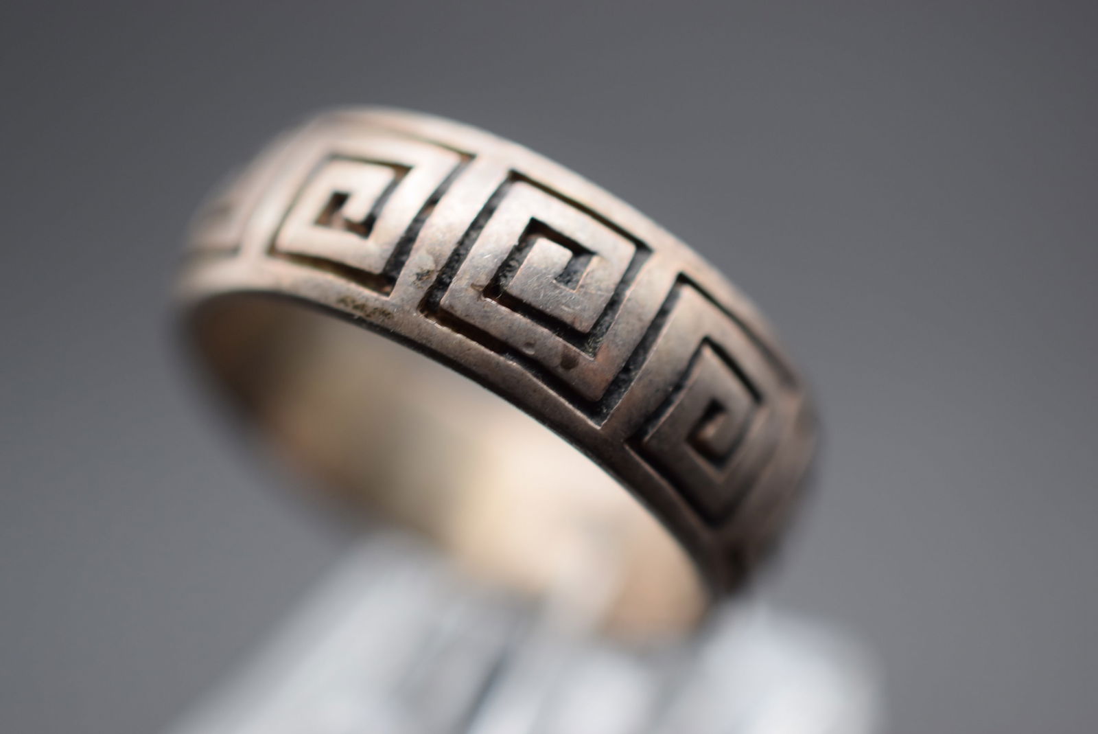 Sterling Enamel Silver 925 Vintage Band Ring Size 11.75 Lot# DG 58 (1 of 4)