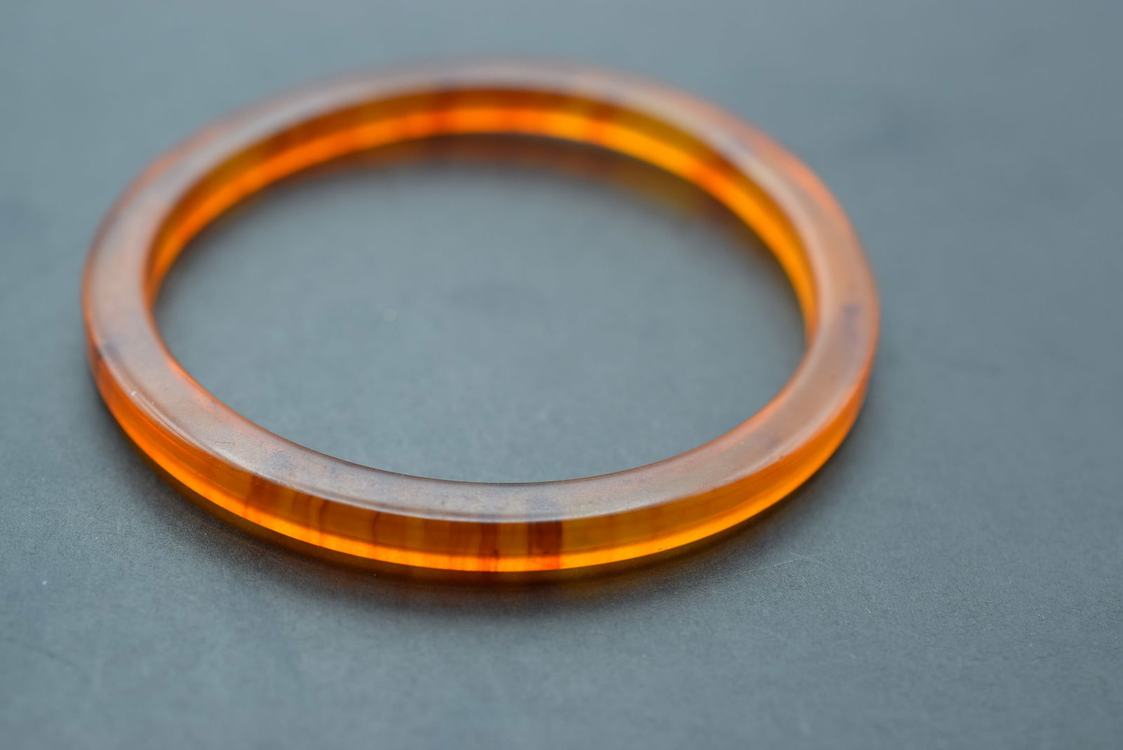 Bakelite Bangle Bracelet Amber Vintage Lot 65 (1 of 9)