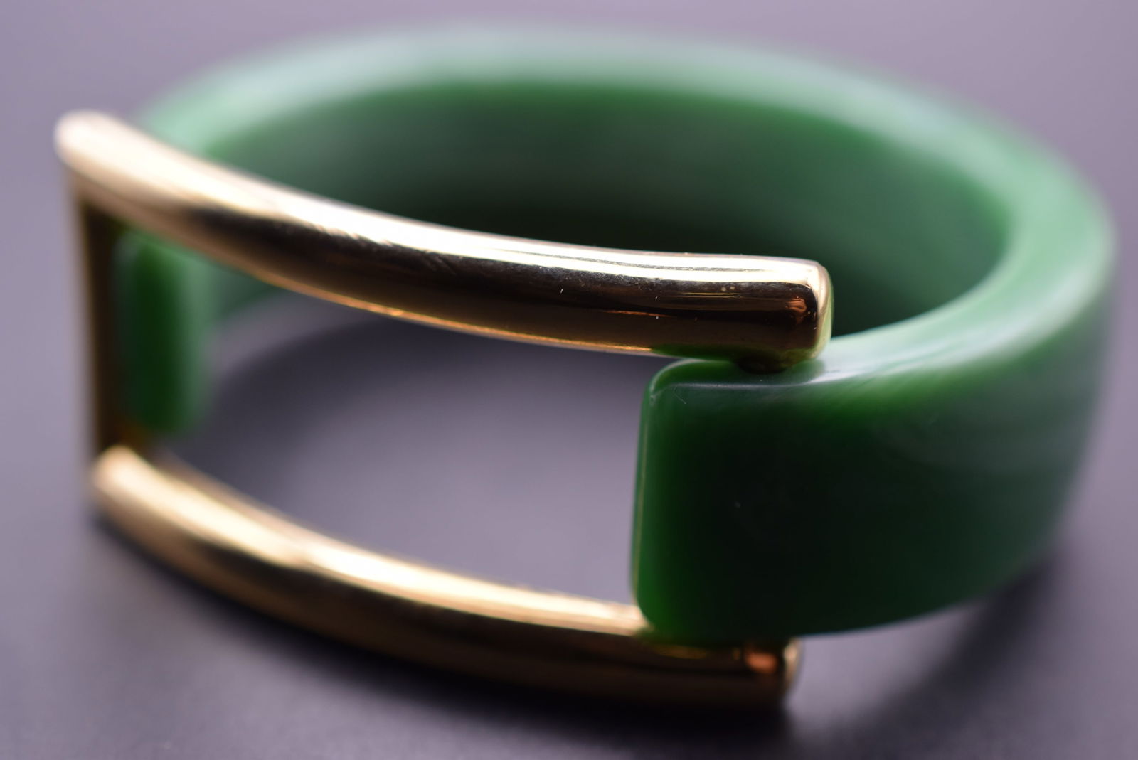 D'Orlan Marcel Boucher 1960's Faux Jade Bracelet Lot 67 (1 of 6)